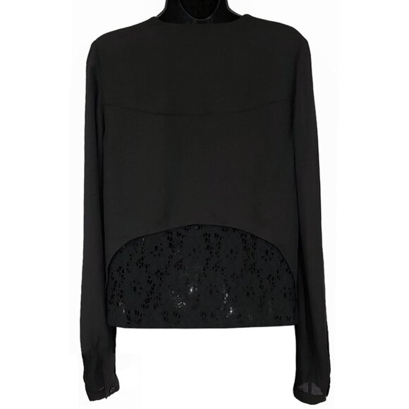 Black Sea Pearlized Women's Black LS Top - Picture 7 of 7